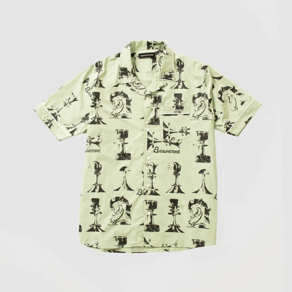 Club Collar Shirt - Sage