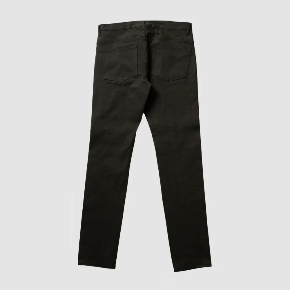 5 Pocket Selvedge Denim - Pitch Black - 2