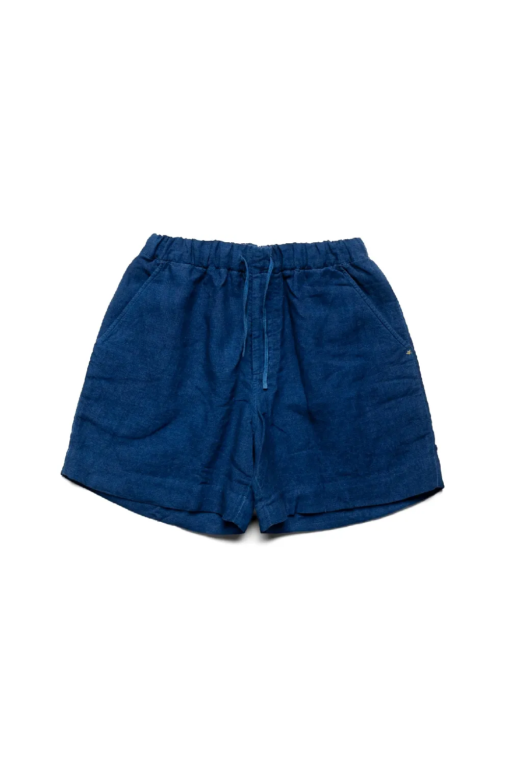 Linen Shorts - Medium Indigo