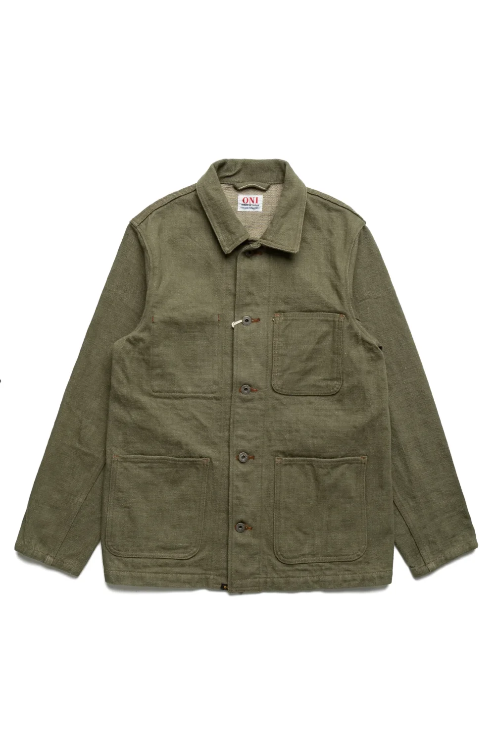 03502-OLD18 18oz Olive Denim Coverall