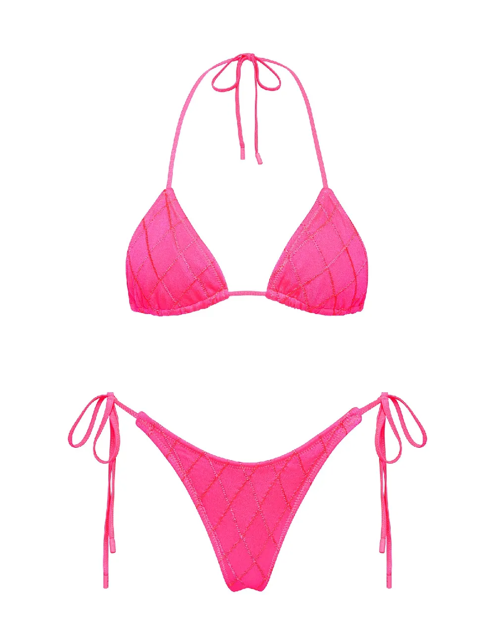 VINCA - MENDE Pink Triangle Bikini Set