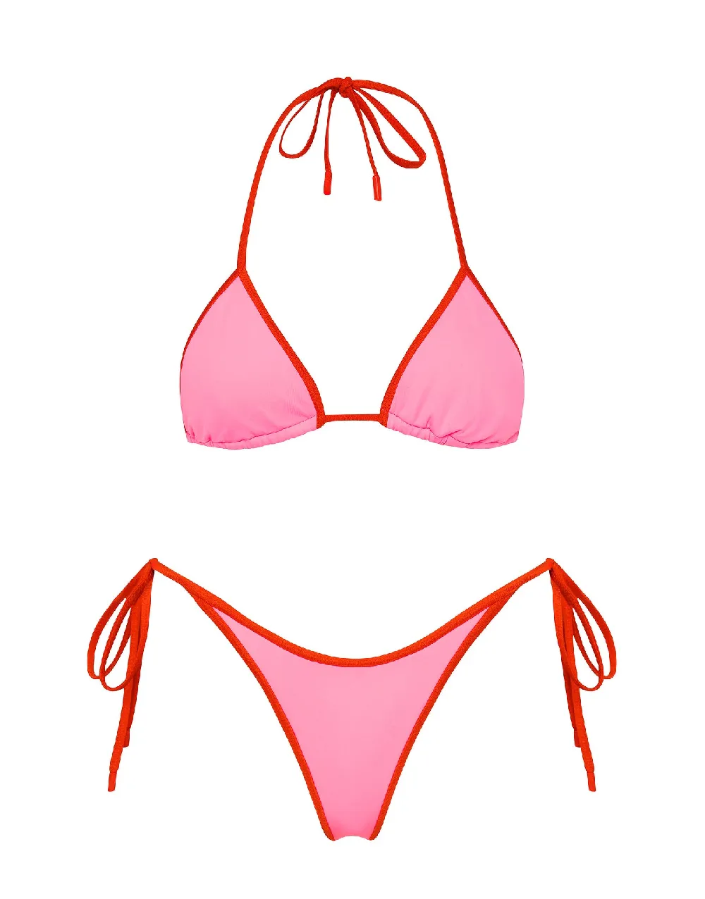 VINCA - DORE Pink Triangle Bikini Set