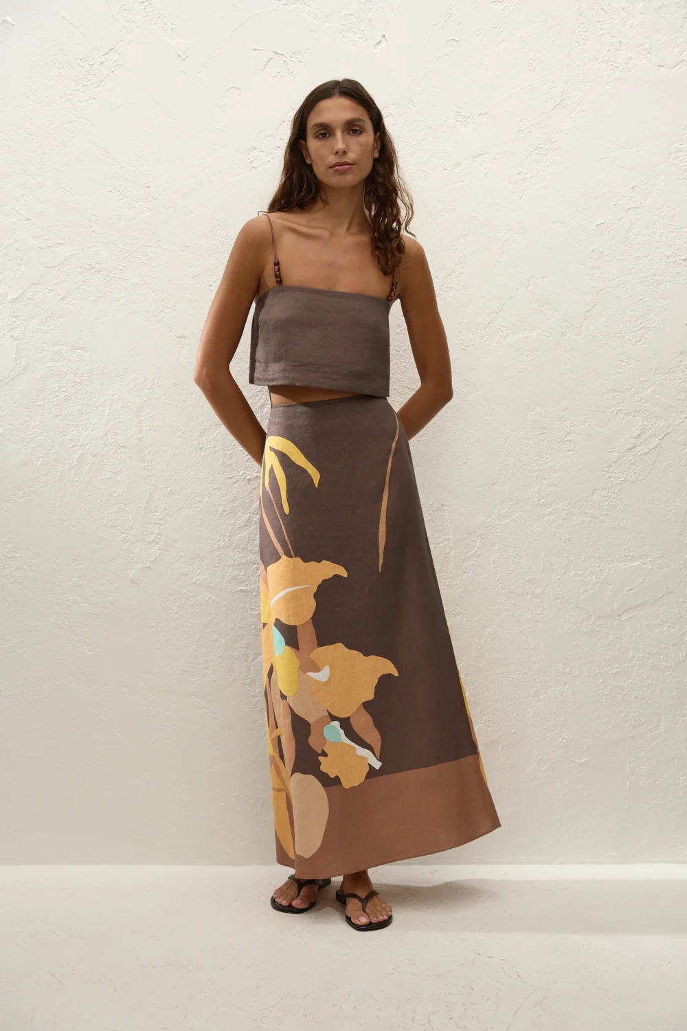 Martina Maxi Skirt Escondido Floral - Final Sale