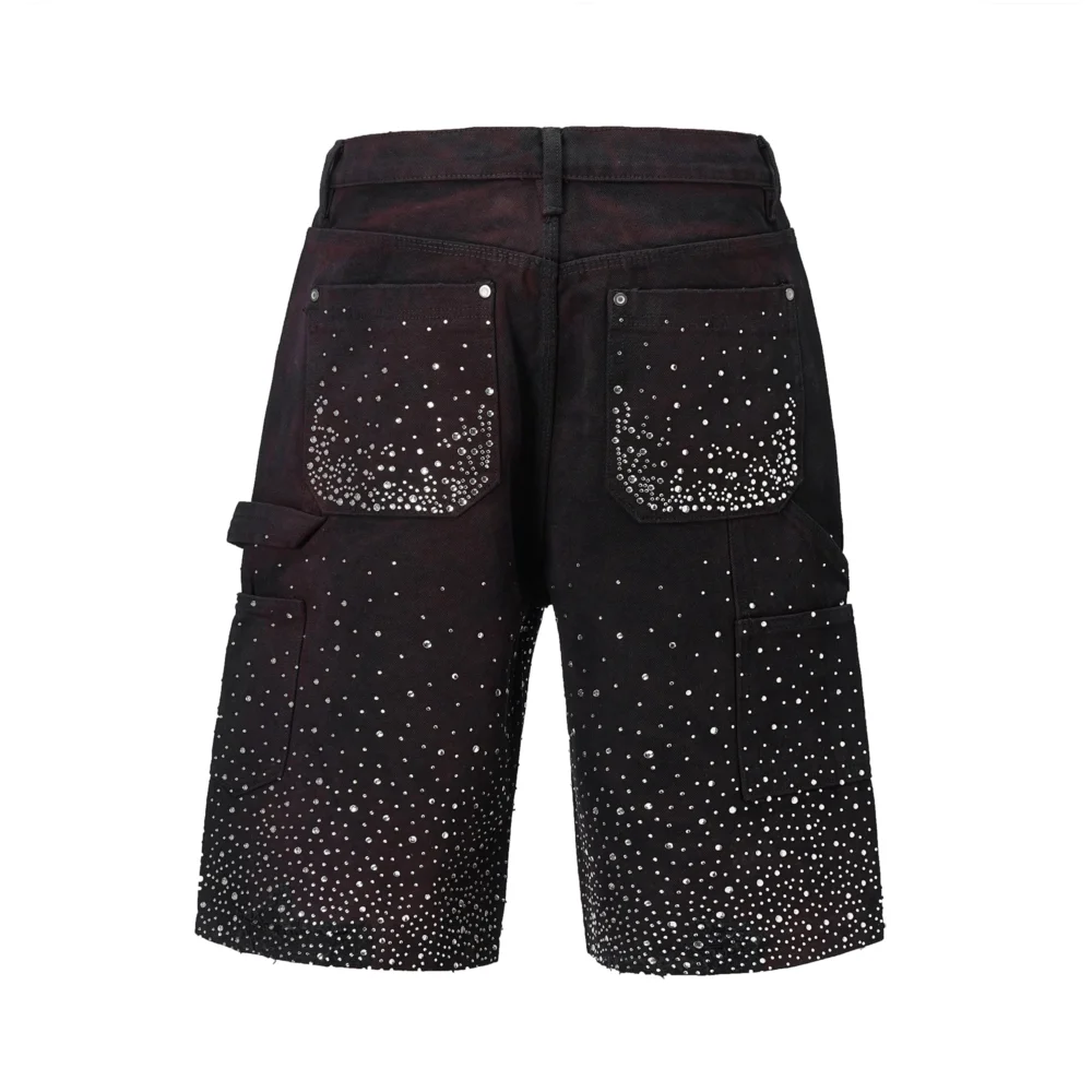 Rhinestone Jorts - 4