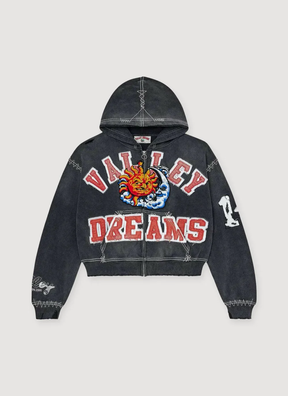 Vale Forever Sunny Zip Up Sweatshirt