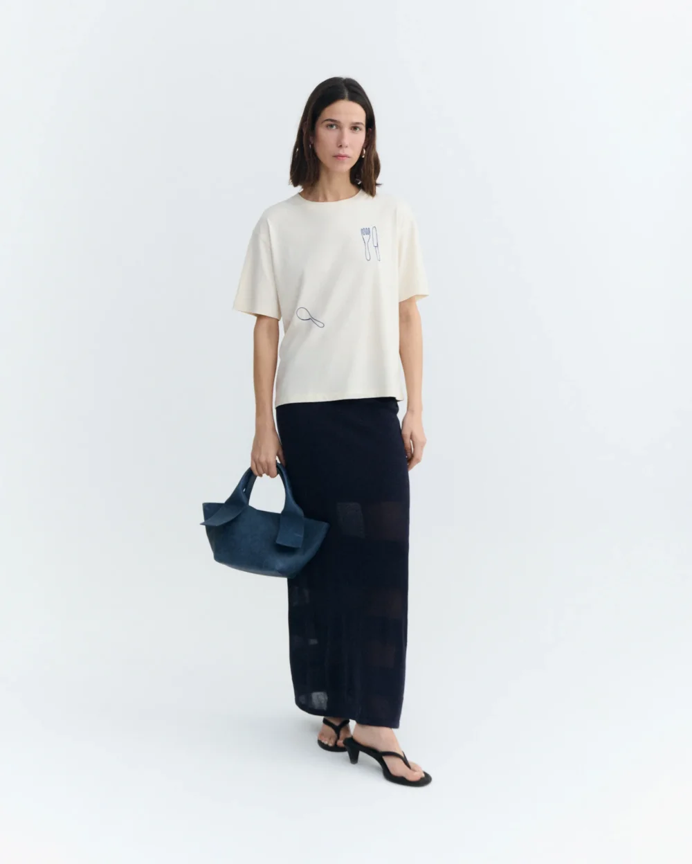 Camiseta bordado a mano coberts Lucia