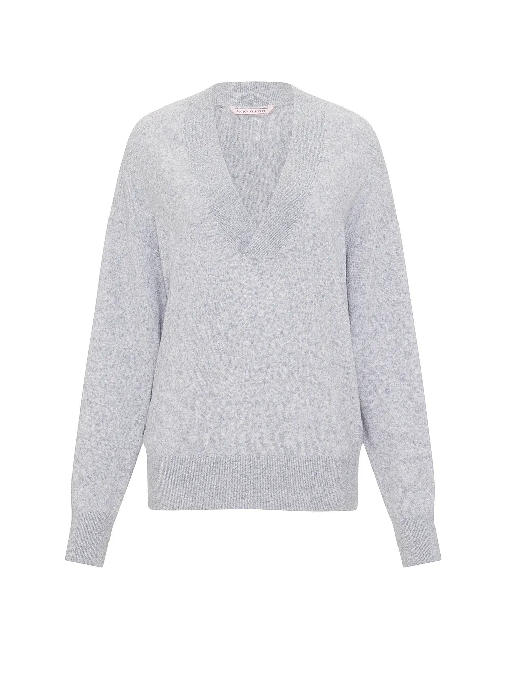 Luxe Knit Oversized V-Neck Sweater