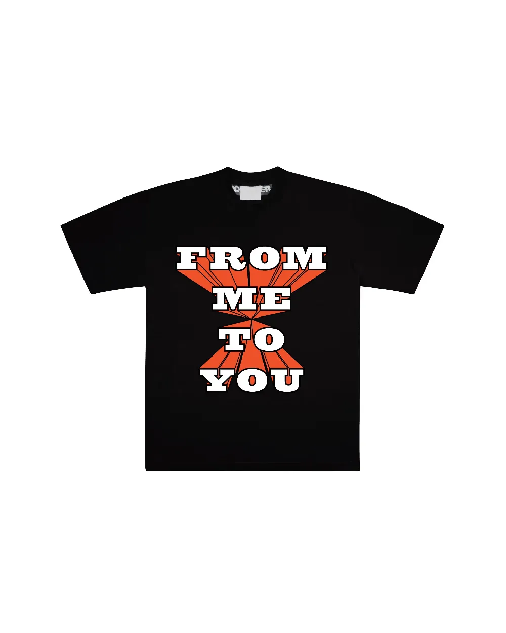 From Me to You Tee Black