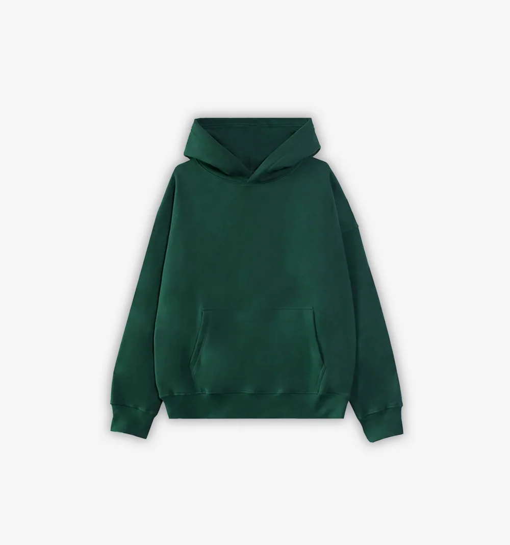 Basic Hoodie (Dark Green)(Final Sale)