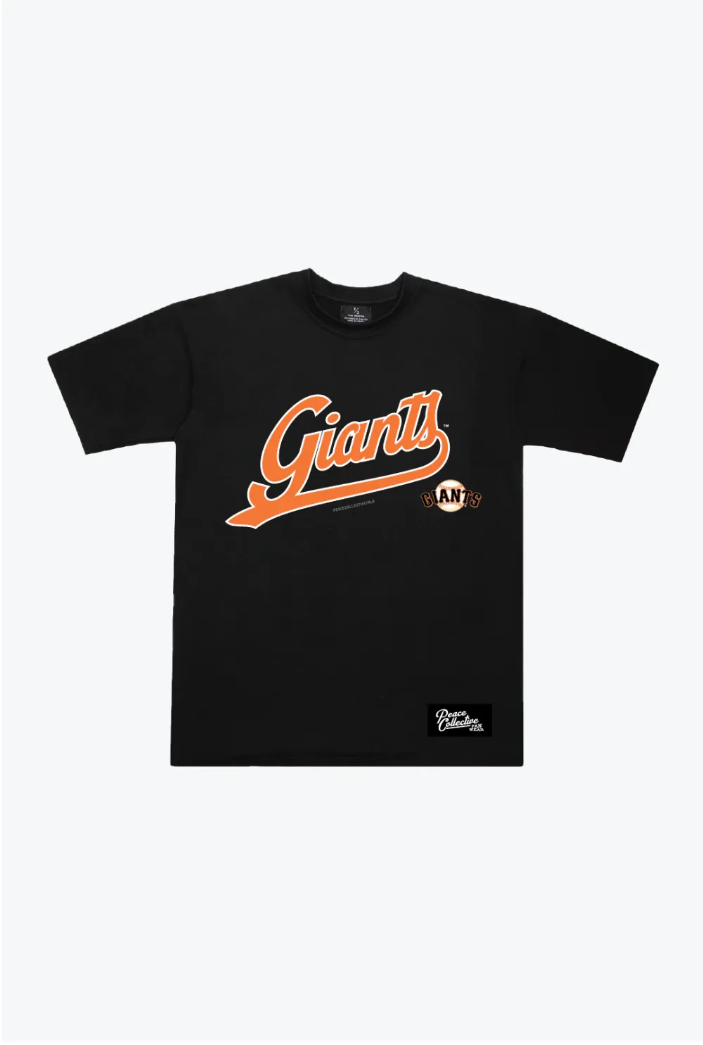 San Francisco Giants Spirit Heavyweight T-Shirt - Black