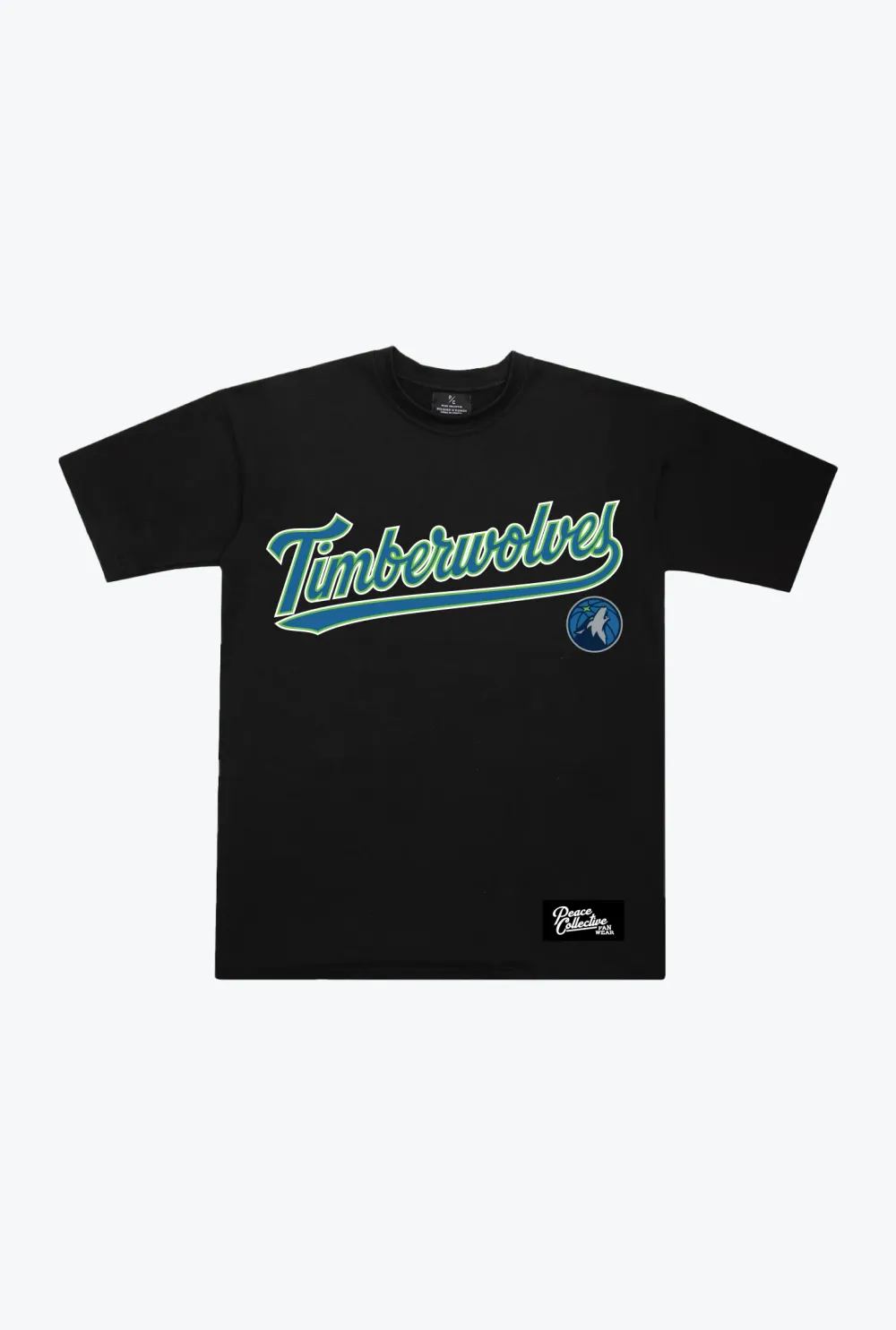 Minnesota Timberwolves Spirit Heavyweight T-Shirt - Black