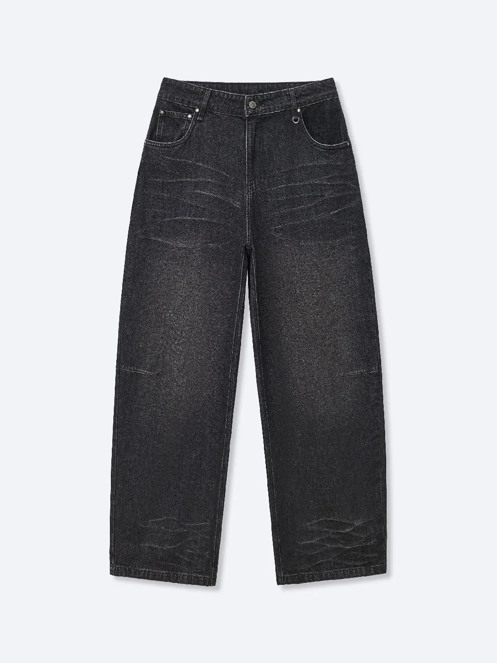 WRINKLE DENIM - SULPHUR BLACK