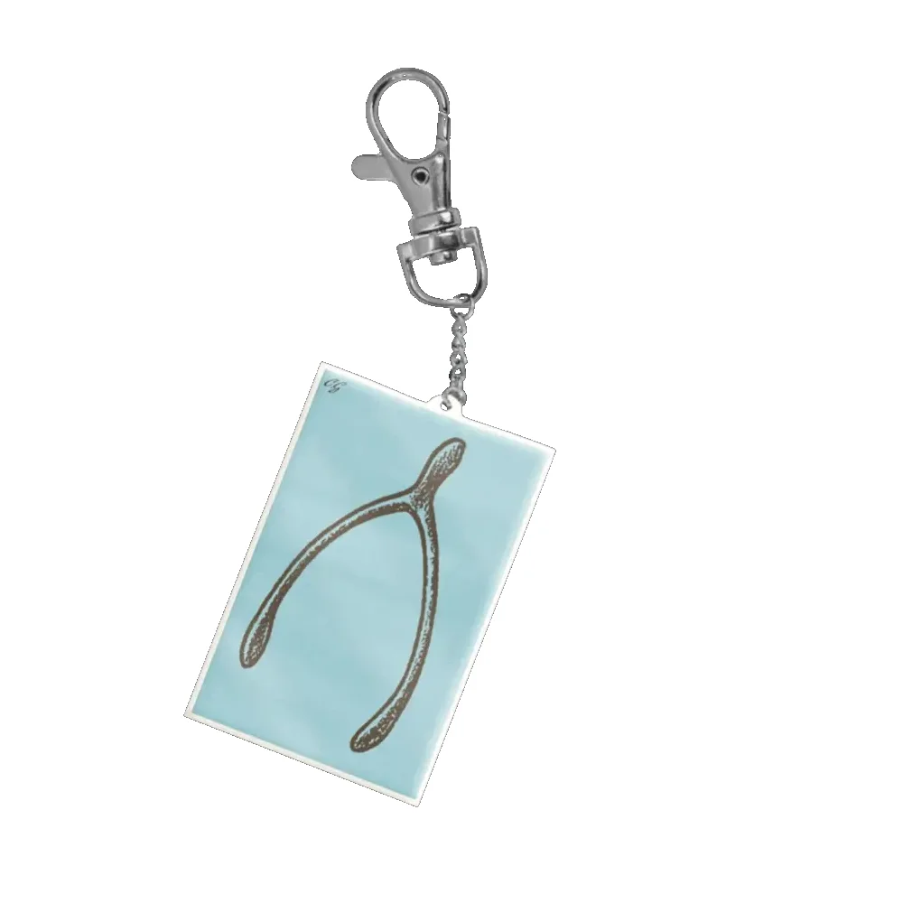 Wishbone Breaking Keychain - 2
