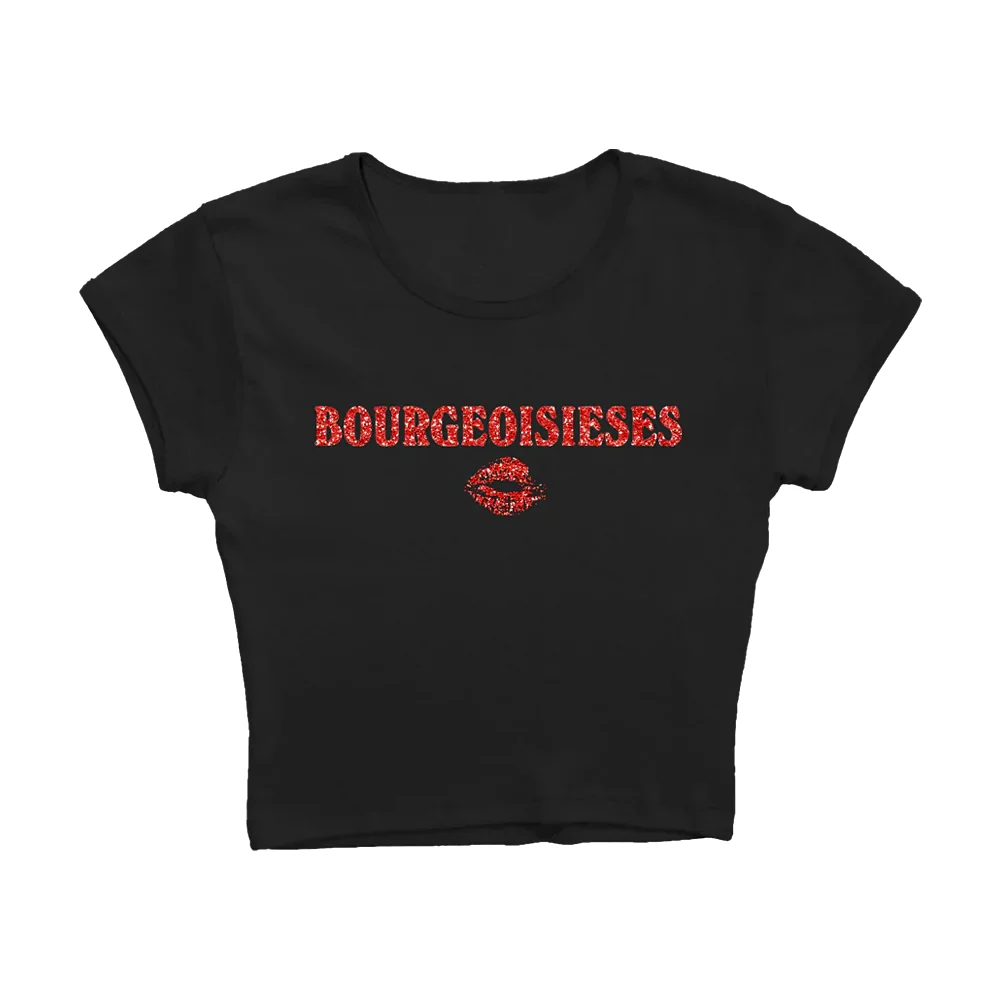 Bourgeoisieses Glitter Baby Tee