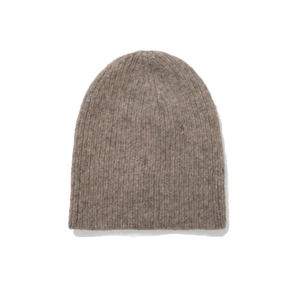 Lauren Manoogian Loft Rib Beanie in Moth - 2