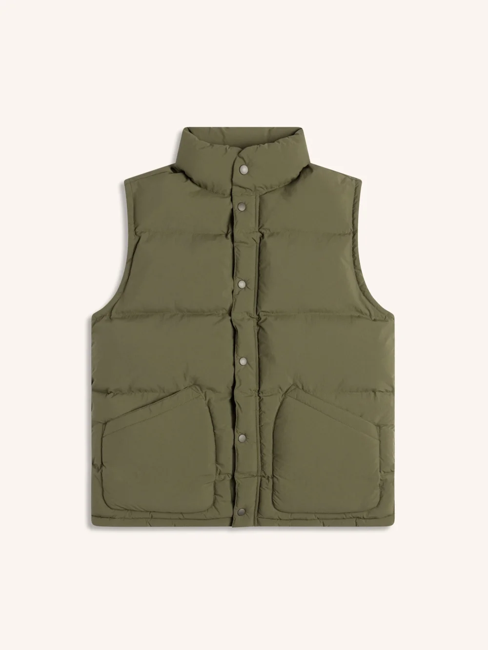 Pathhead Puffer Vest in Dark Olive Recycled Nylon