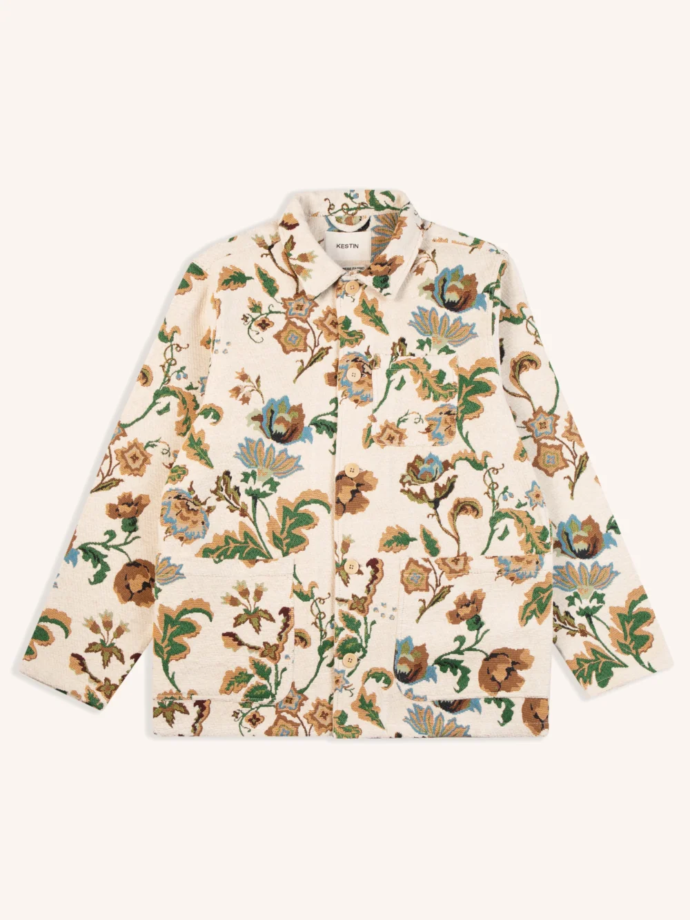 Ormiston Jacket in Ecru Floral Jacquard
