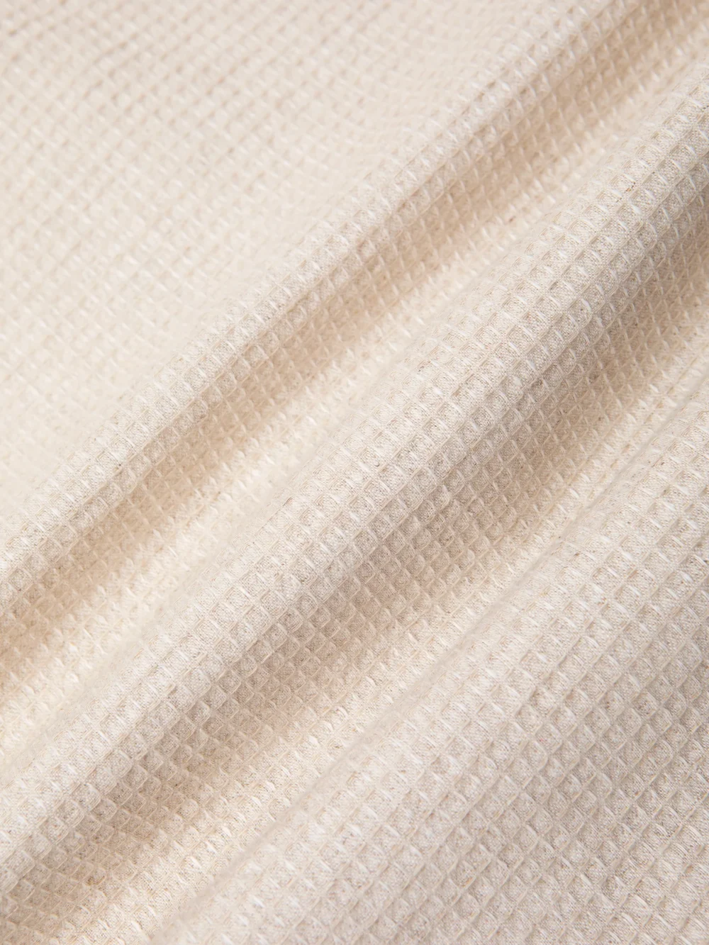 Ormiston Jacket in Ecru Linen Waffle - 5