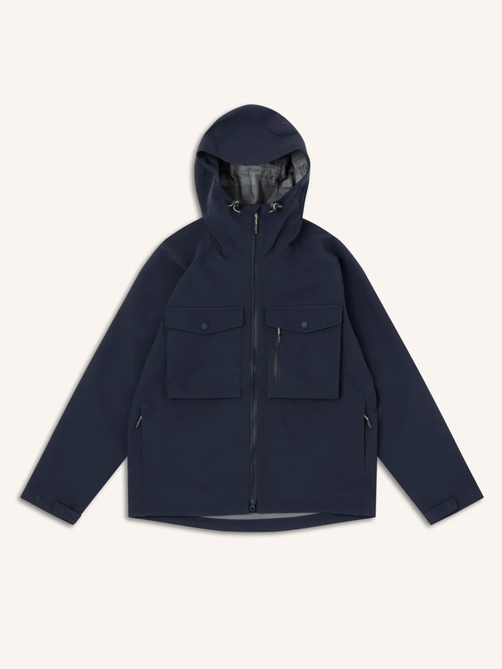 Glenbarr Waterproof Jacket in Dark Navy Recycled Nylon