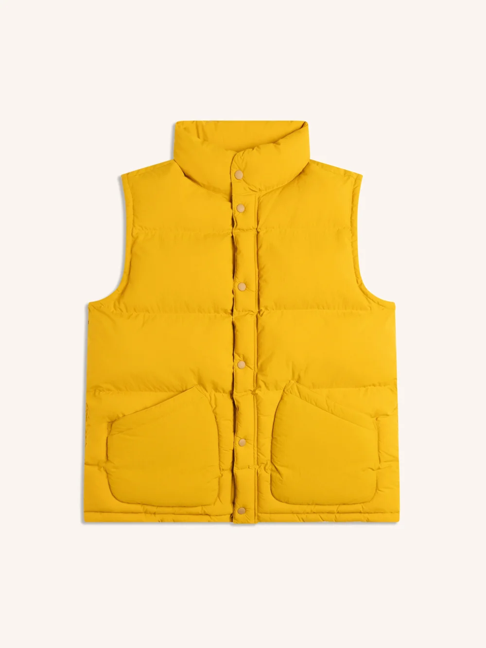 Pathhead Puffer Vest in Yellow Recycled Nylon