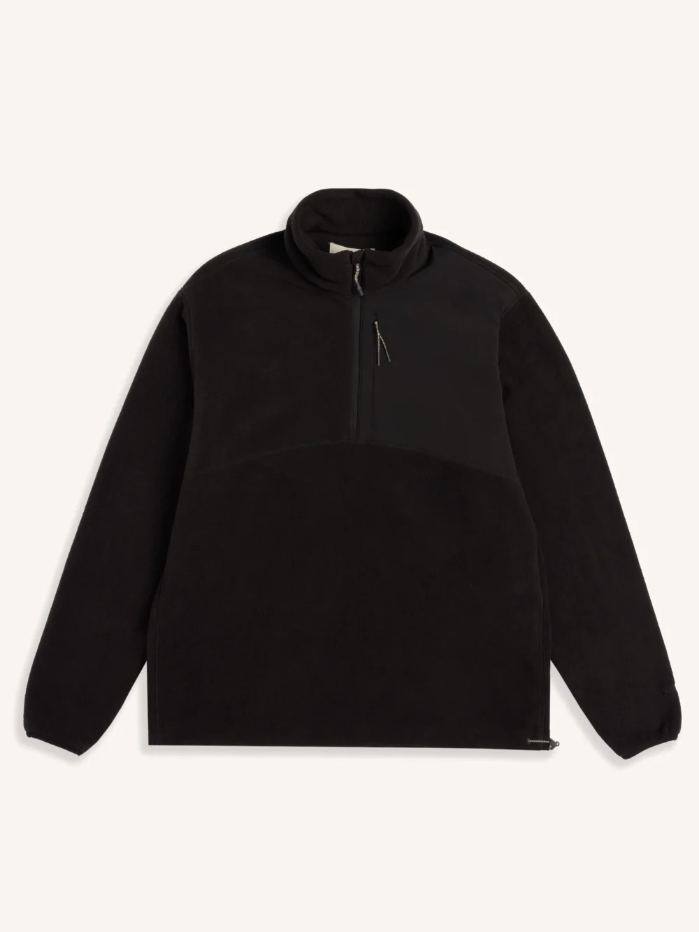 Aberfeldy Fleece in Black Polar Fleece