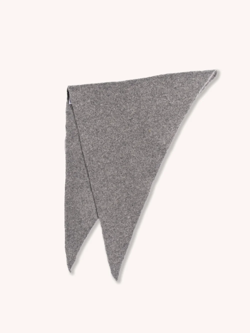 Alva Bandana in Grey Pure Wool - 4