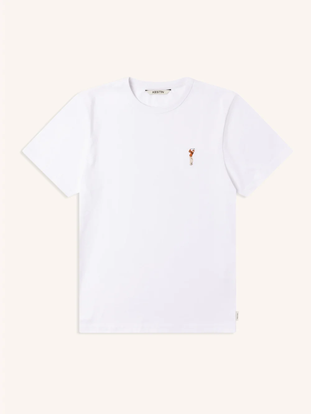 Cargill T-Shirt in White Golf Embroidery