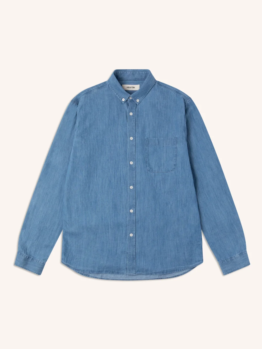 Raeburn Button Down Shirt in Washed Denim