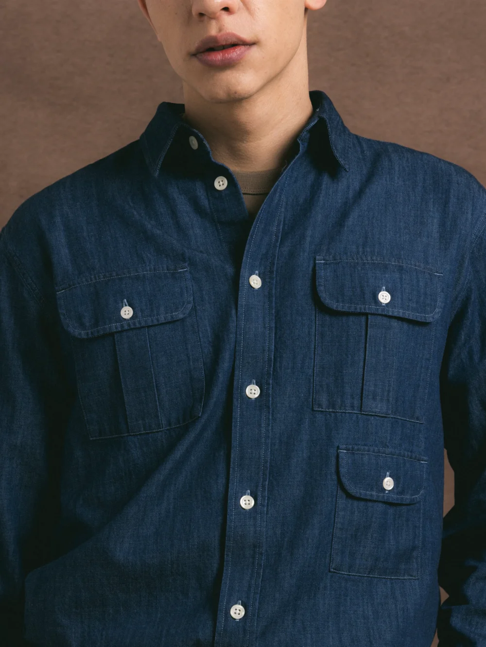 Kinnaird Shirt in Denim - 4