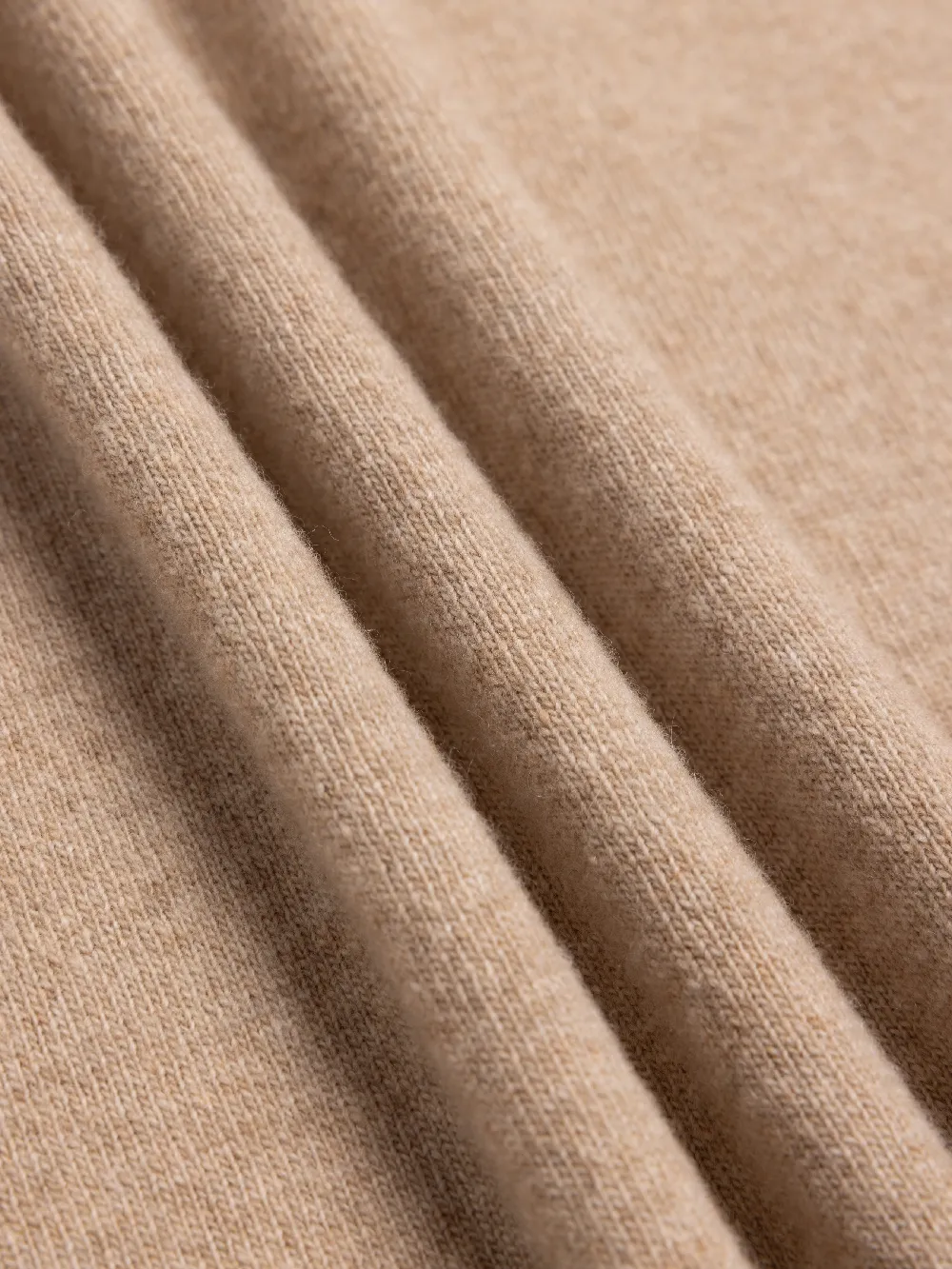 Teviot Crew Neck in Oat Merino Wool & Cashmere - 2