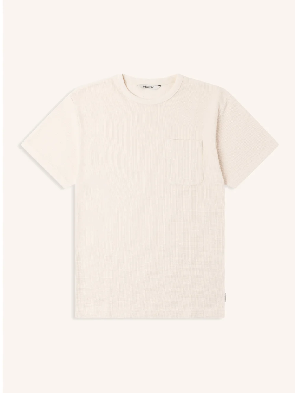 Fly T-Shirt in Natural Brushed Waffle