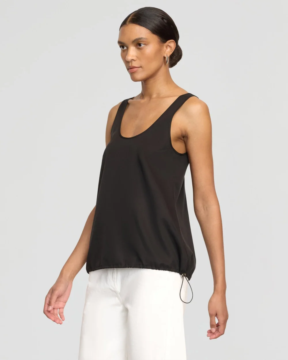 Miller Drawstring-Hem Tencel-Blend Tank - 2