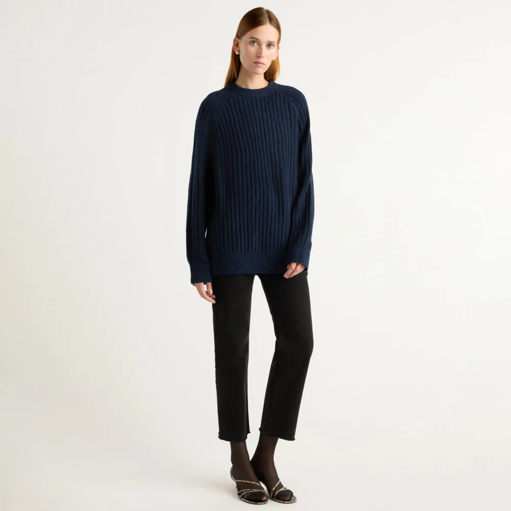 Roylene Ribbed Boyfriend Sweater