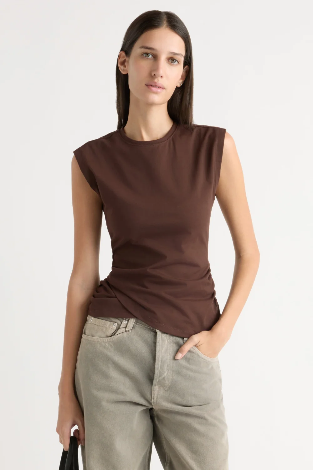 Jensen Front-Wrap Jersey Tee - 2