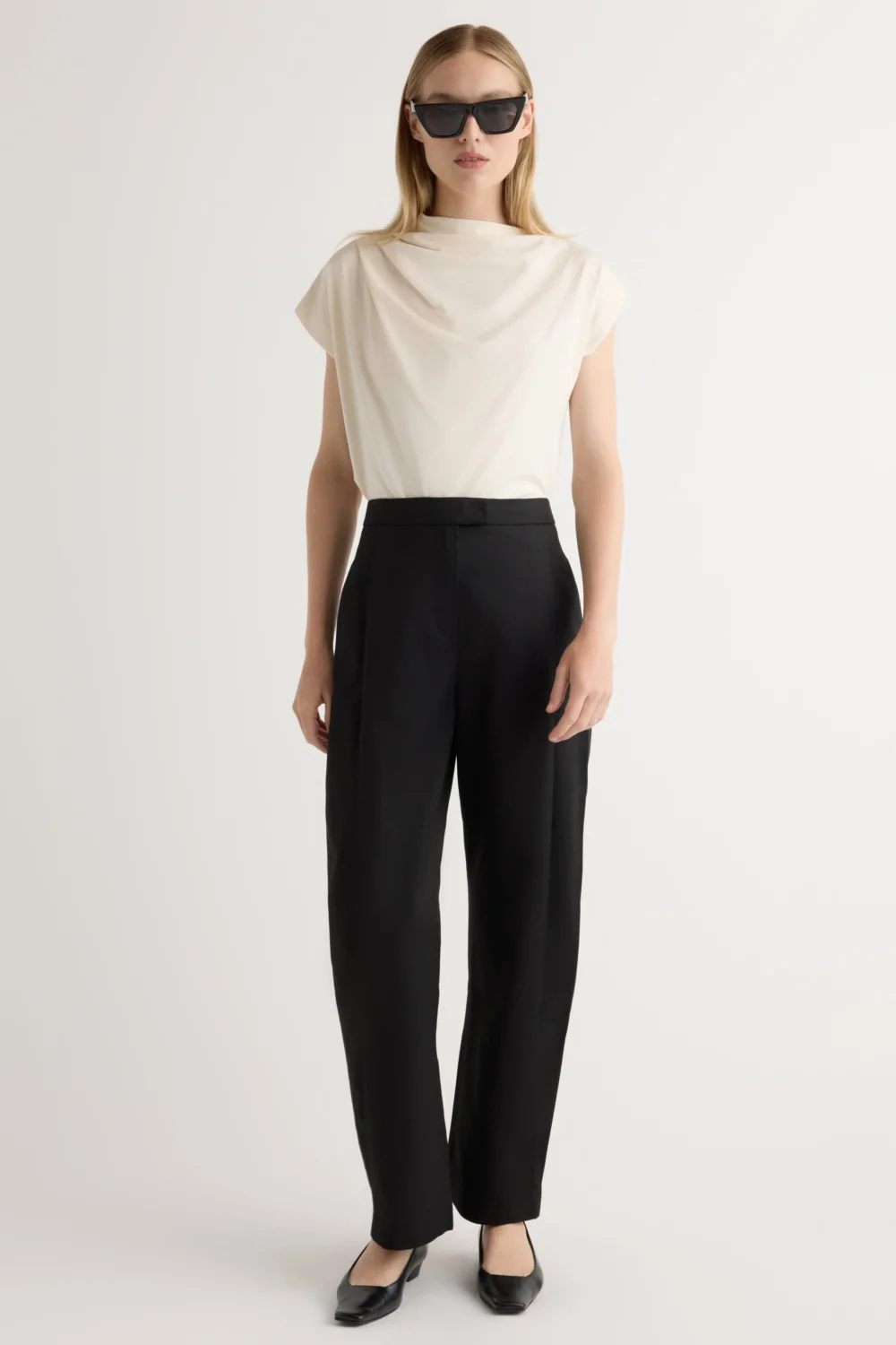 Kenny Asymmetric-Neck Tee - 3