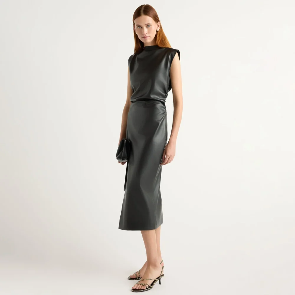 Channing Vegan Leather Dress