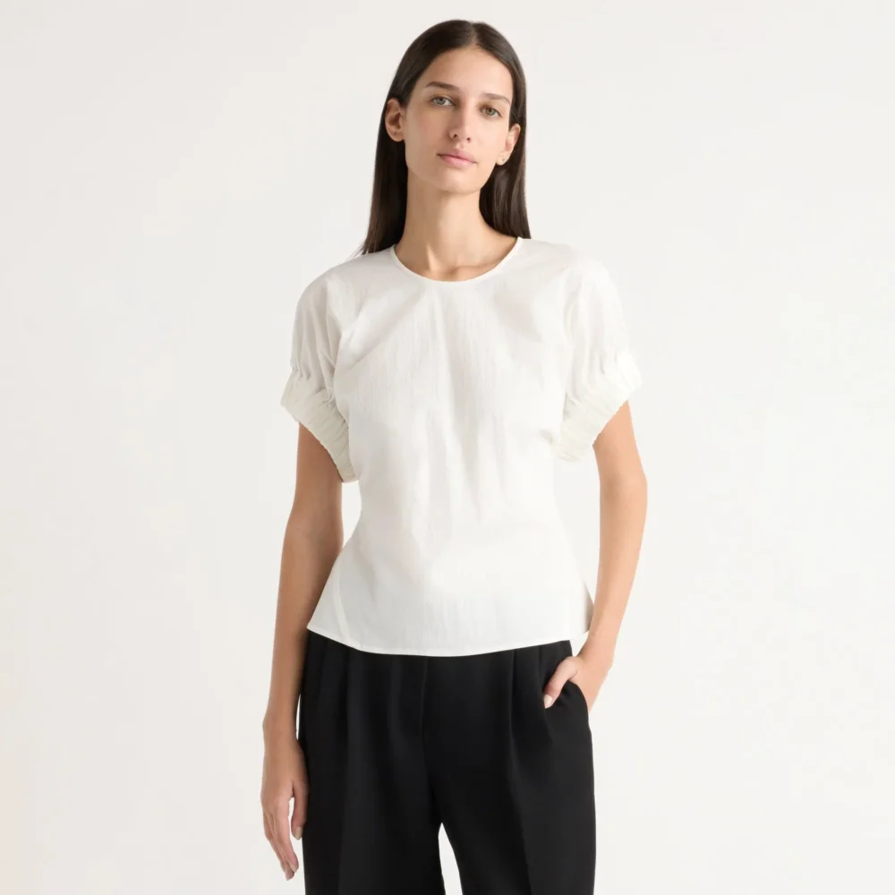 Roxanne Elasticated-Sleeve Blouse