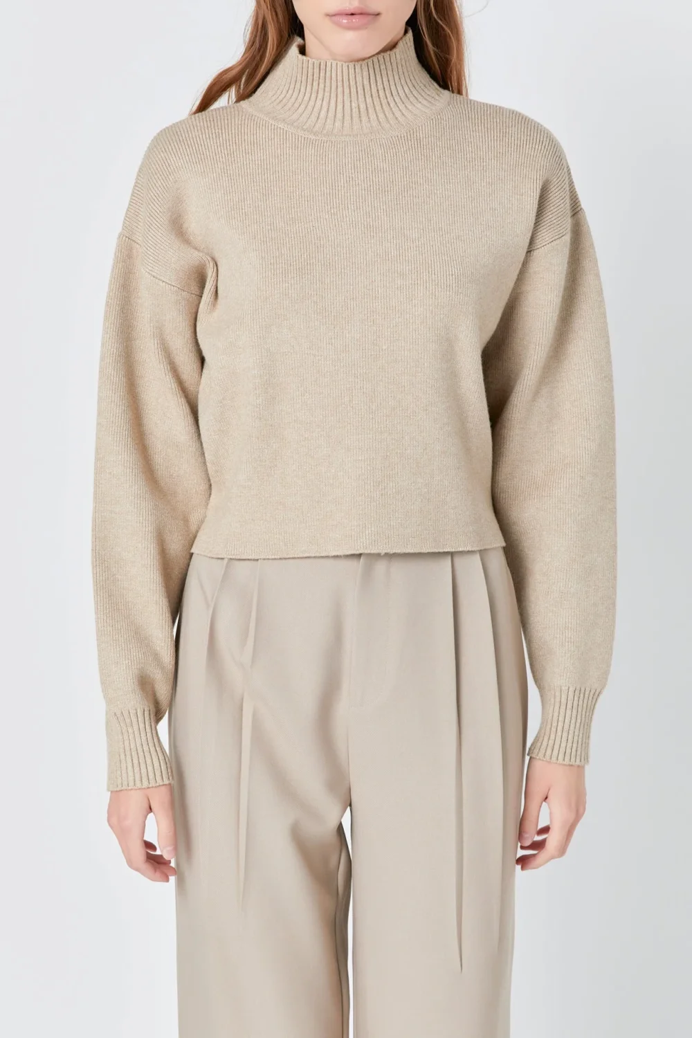 Cropped Sweater - 2