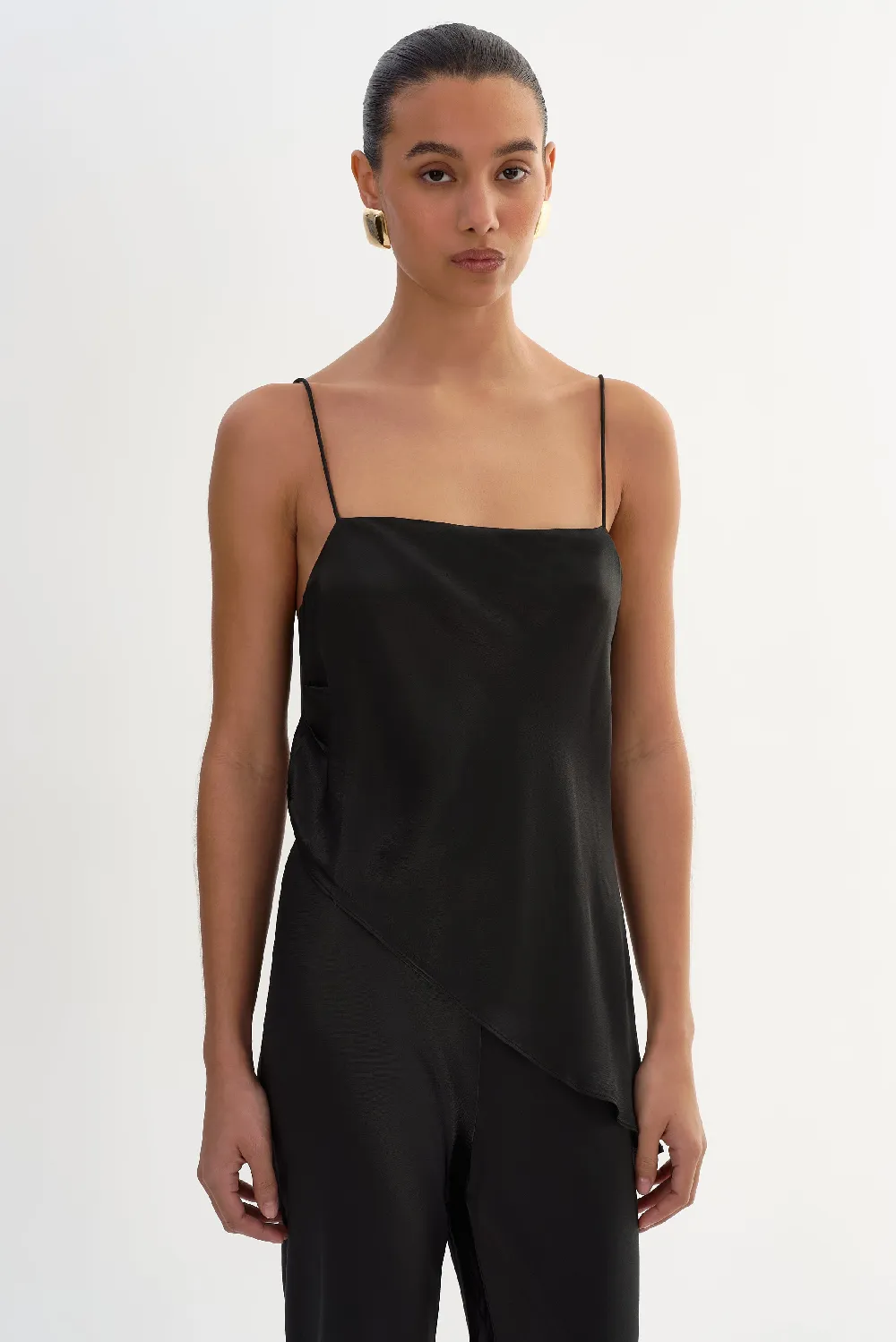 SOLANGE | Asymmetric Satin Cami