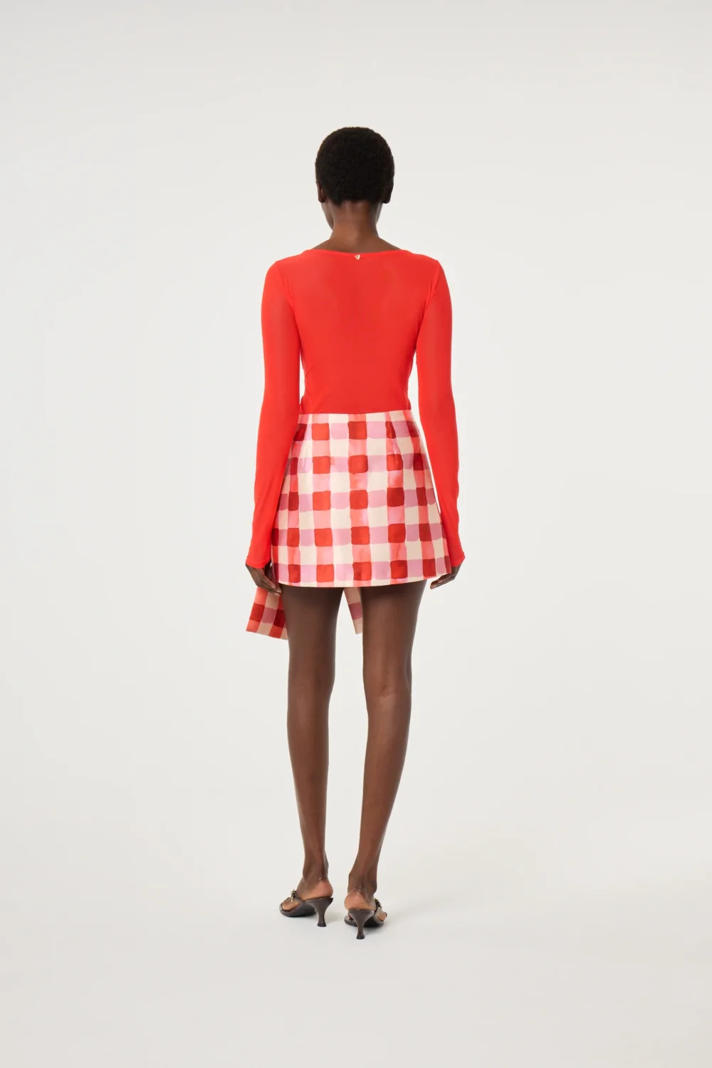 Beau Skirt | Tangerine Tango/Cosy White - 3