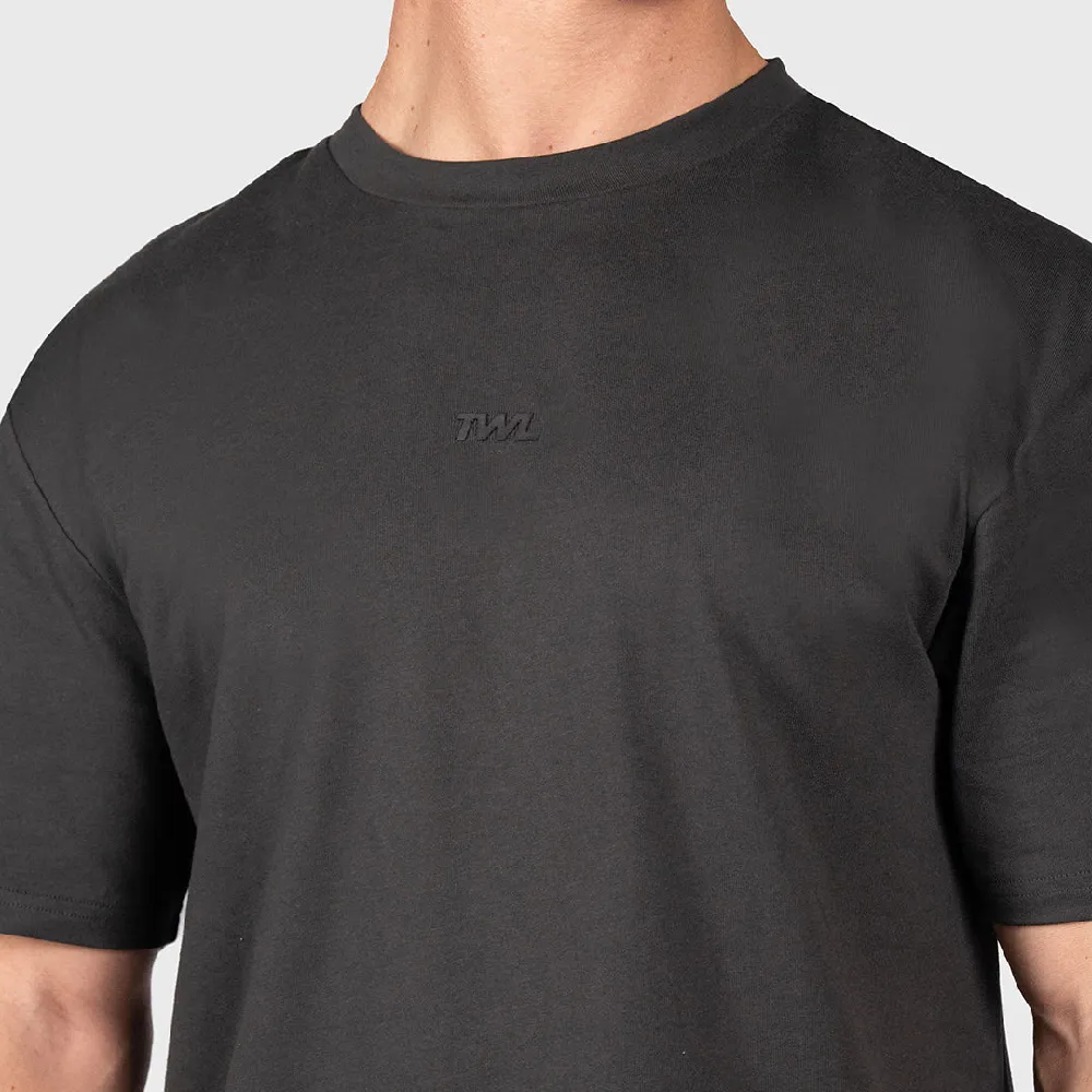 TWL - LIFESTYLE OVERSIZED T-SHIRT - EMBLEM - WASHED BLACK - 2