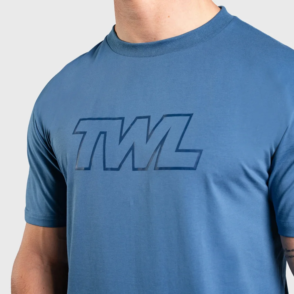 TWL - OVERSIZED T-SHIRT - ATHLETE - BLUE - 3