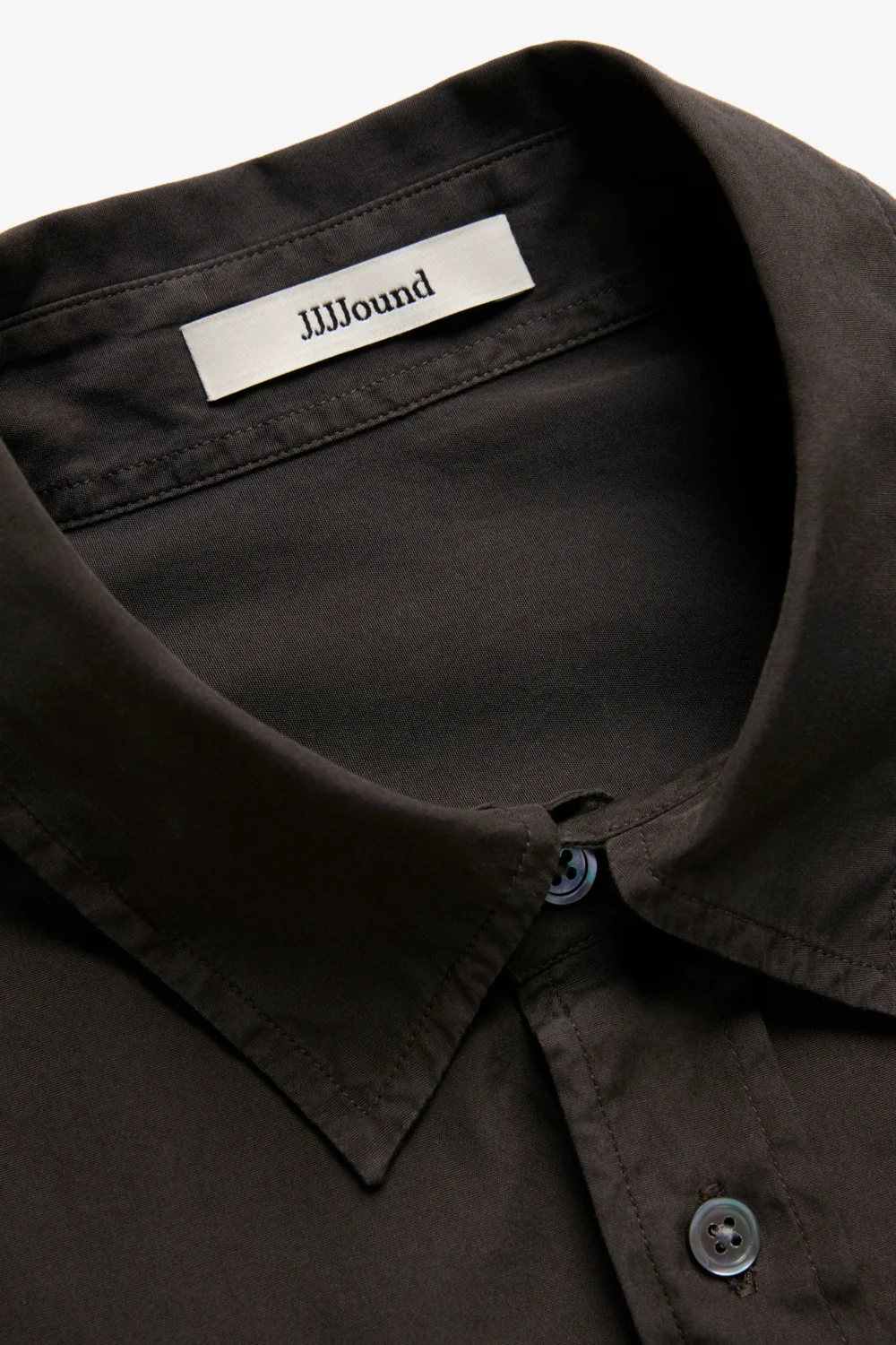Poplin Big Shirt - Brown - 2