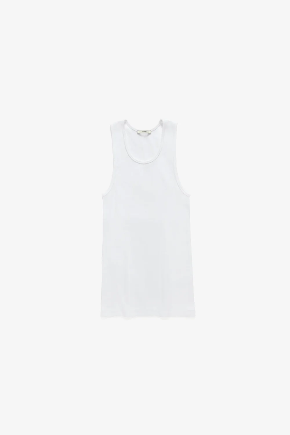 Ribbed Tank Top - White