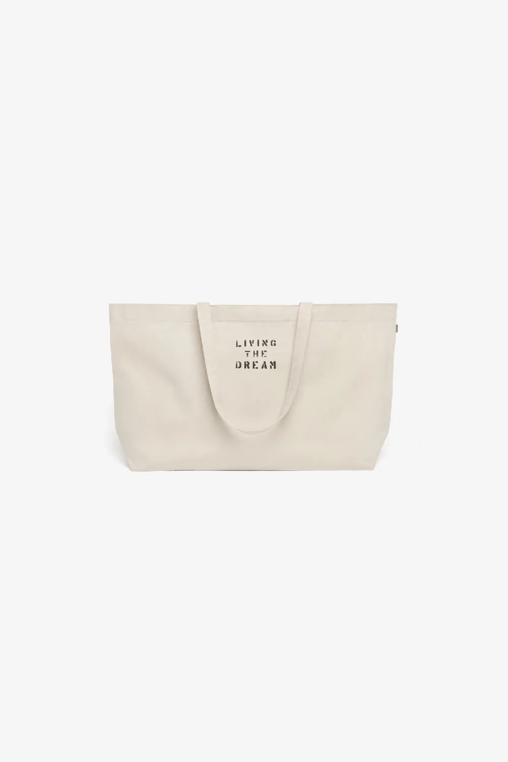 JRS Stenciled Tote XL - Natural