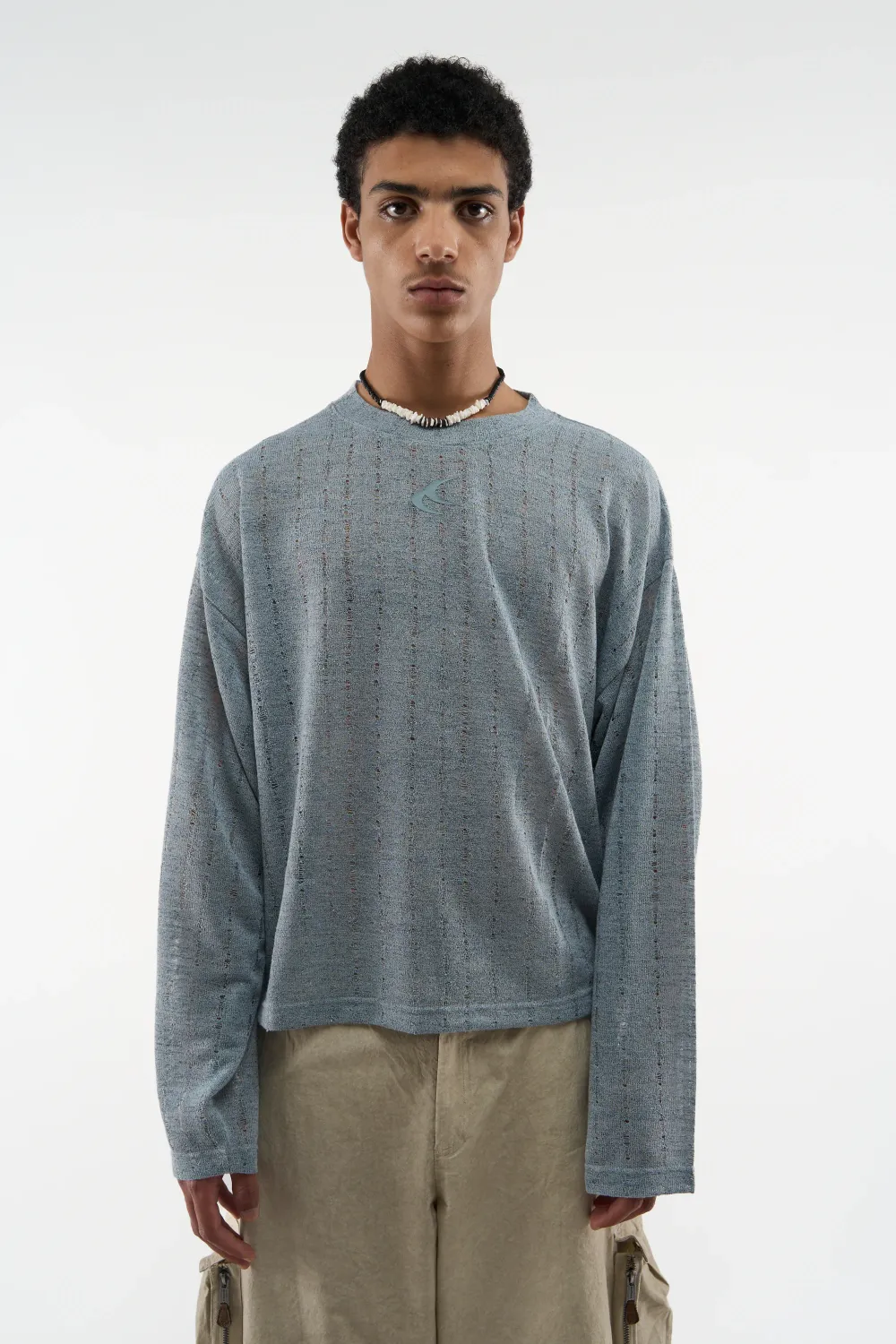 Abar Blue Knit Longsleeve