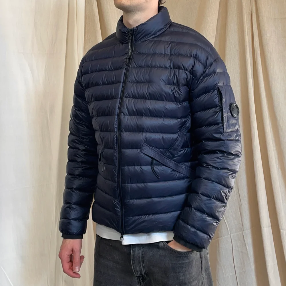 C.P. Company Navy DD Shell Lightweight Technical Lens Puffer Jacket - 2