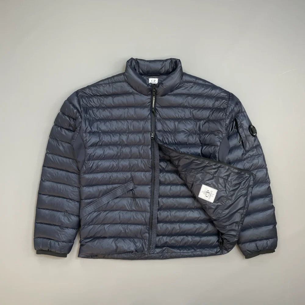 C.P. Company Navy DD Shell Lightweight Technical Lens Puffer Jacket - 4