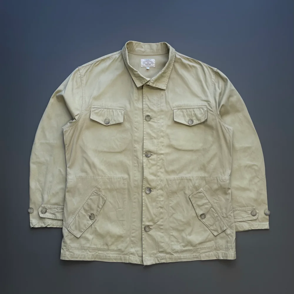 Armani Jeans Beige 90s Cotton Chore Jacket