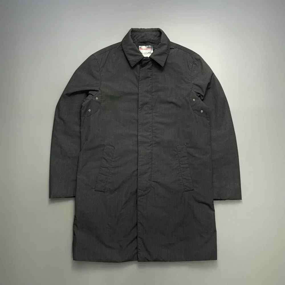 Prada Sport Grey 2007 Kevlar Padded Trench Coat